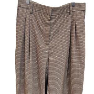 House of Harlow 1960 Oversized Pinstripe Sequins Pants size M